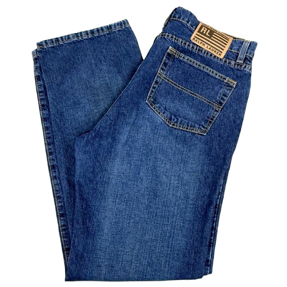 Vintage Polo Jeans Co Ralph Lauren Jeans Women's Size 12X32 Relaxed Medium Wash